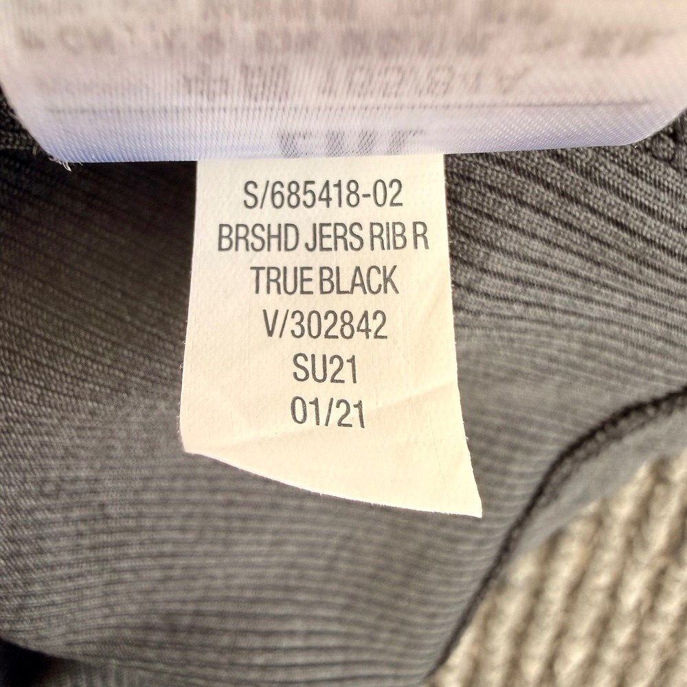 GapFit XS Black Ribbed Tank Built In Bra Racerback Athleisure Workout Top - Picture 9 of 10